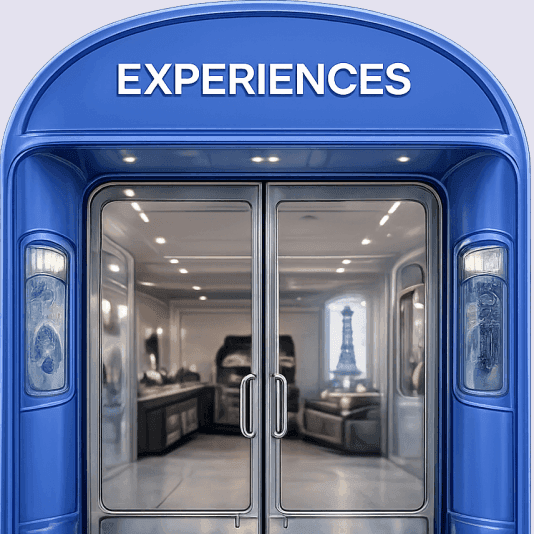 Experiences station door