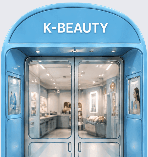 K-Beauty station door